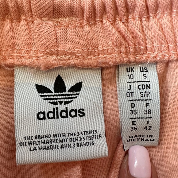 Adidas SST Track Pants in Ambient Blush - Picture 9 of 12